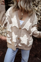 Star Sherpa Cardigan