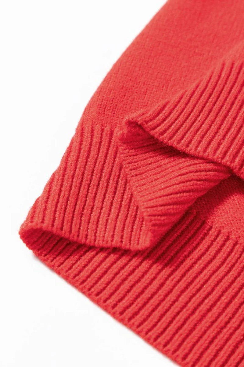 Plus Size Christmas Merry Embroidered Sweater