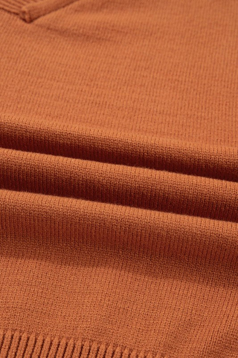 Raw-Edge Bubble Sleeve Sweater