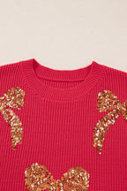 Sequin Bow Sweater