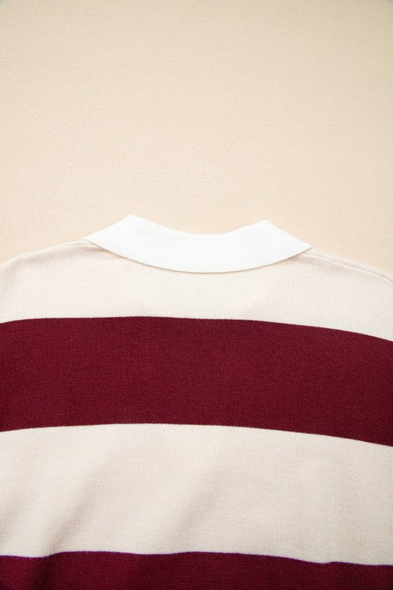 Knitted Polo Sweater