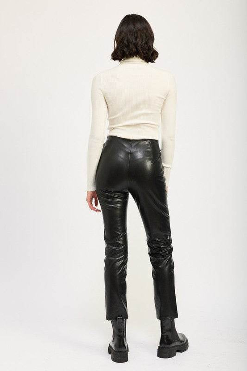 Échelon Leather Trousers