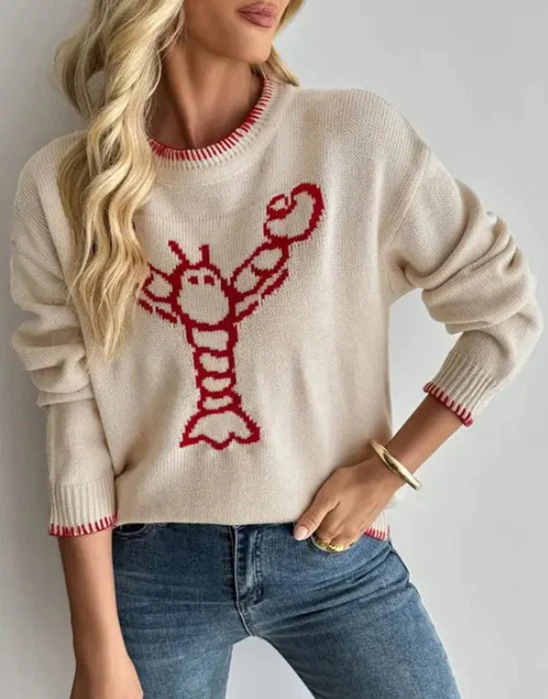 Lobster Pullover Sweater