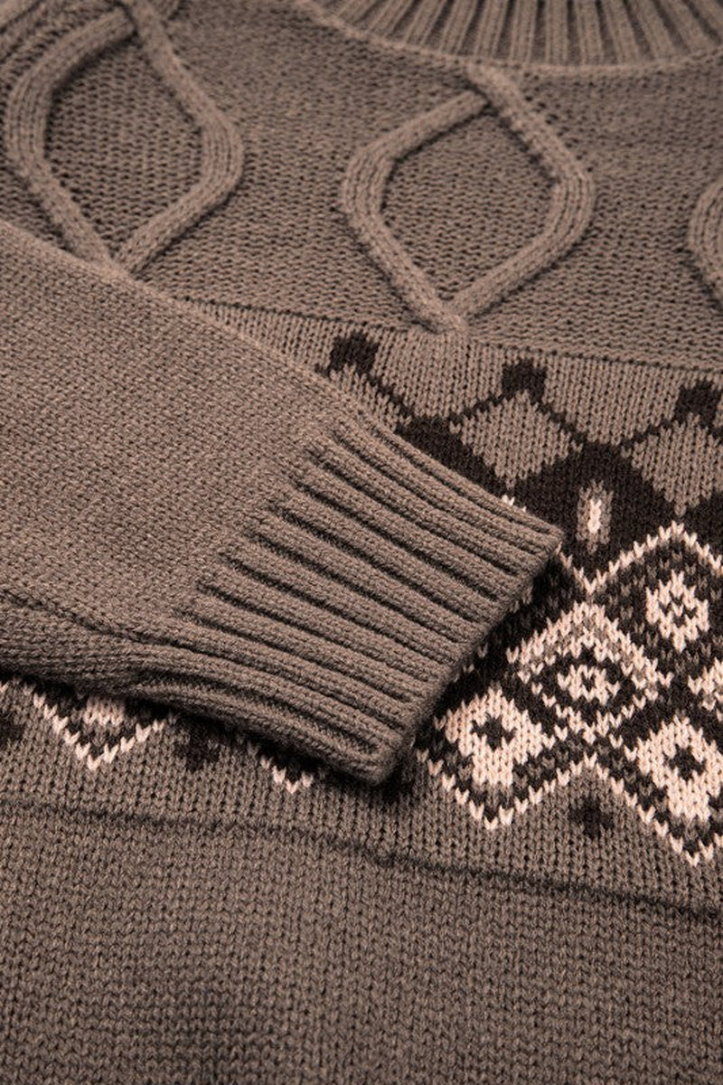 Western Geometric Sweater
