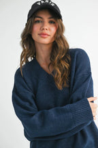 Oversized V-Neck Sweater