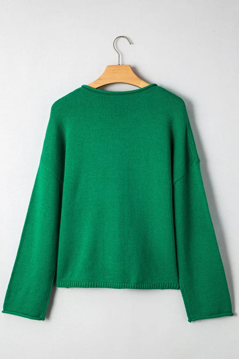 Evatyn Knit Drop Shoulder Sweater