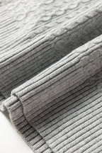 Sofia Ribbed Trim Loose Sweater