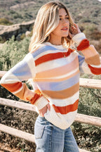 Colorblock Stripe Sweater