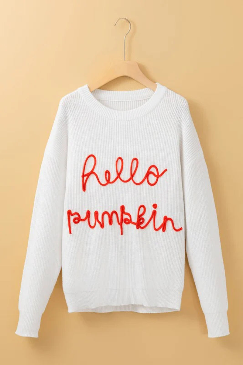 Pumpkin Crewneck Sweater
