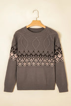 Western Geometric Sweater