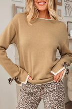 Leopard Bow Sweater