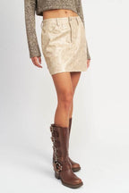 Short-Hem Mini Skirt