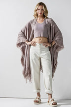 Fringe Ruana Cardigan
