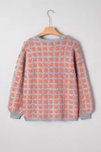 Side-Slit Oversized Sweater