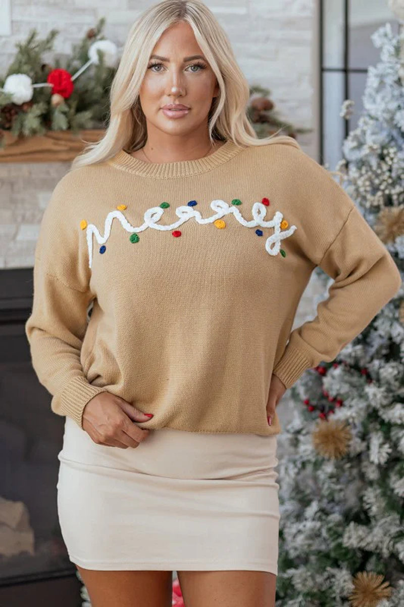 Merry Dot Dolman Sweater