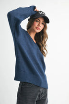 Oversized V-Neck Sweater