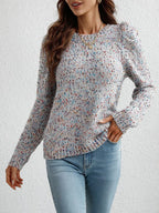 Women'S Long Sleeve round Neck Sweater