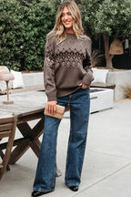 Western Geometric Sweater