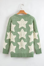 Star Sherpa Cardigan