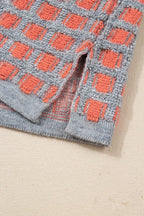 Side-Slit Oversized Sweater