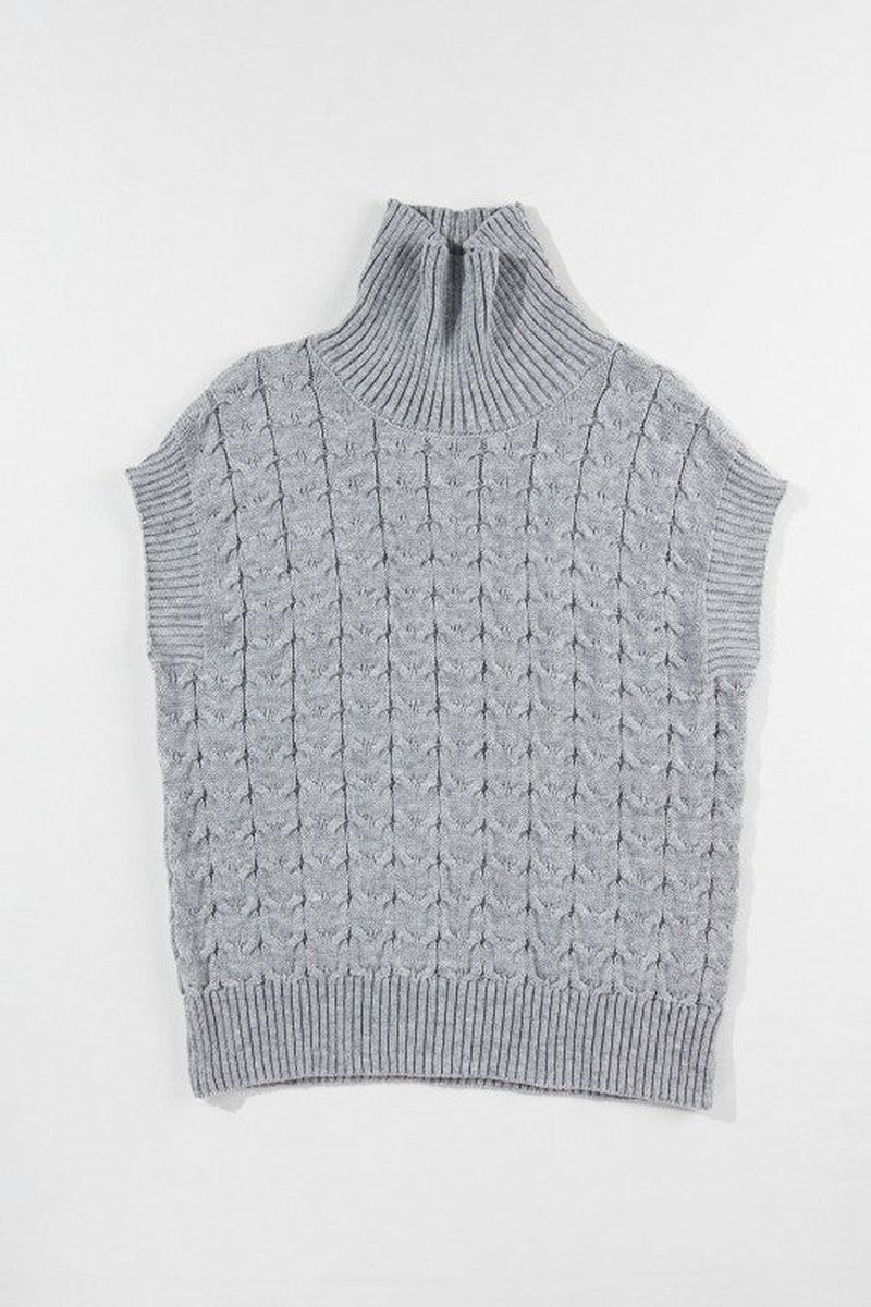 Cable Knit Turtleneck Sweater