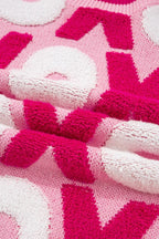 XOXO Drop Shoulder Crewneck Sweater