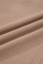 Waffle Stripe Henley Top