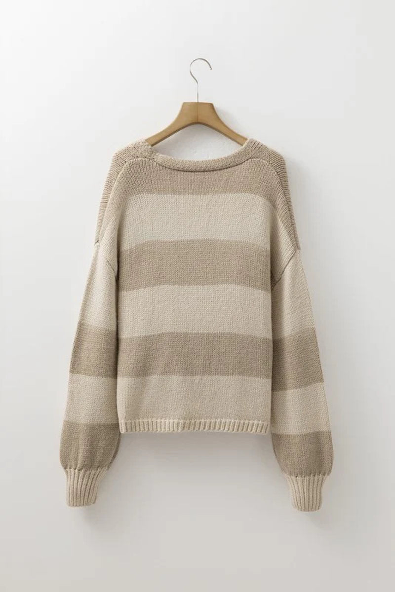 Bow-Tie Colorblock Cardigan