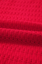 Solid Ribbed Crewneck Sweater