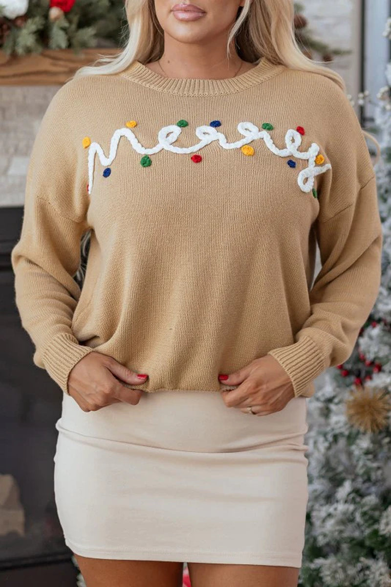 Merry Dot Dolman Sweater