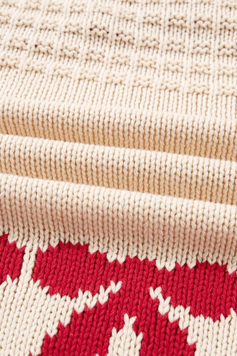 Bow Textured Open-Front Cardigan