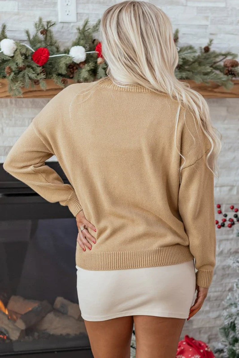 Merry Dot Dolman Sweater