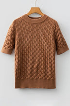 Fish Scale Knit Sweater
