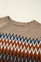 Aztec Colorblock Sweater