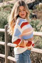Colorblock Stripe Sweater