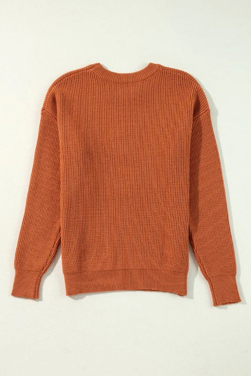 Pumpkin Crewneck Sweater