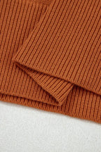 Ribbed Drop-Shoulder Sweater