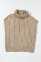 Cable Knit Turtleneck Sweater