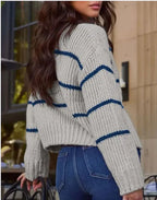 Striped Knit Sweater
