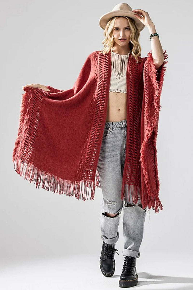 Fringe Ruana Cardigan