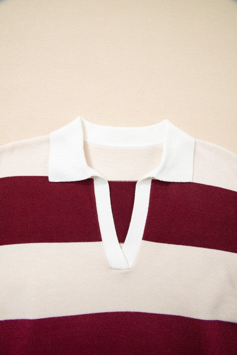 Knitted Polo Sweater