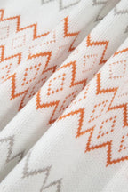 Zigzag Stripe Crew Sweater