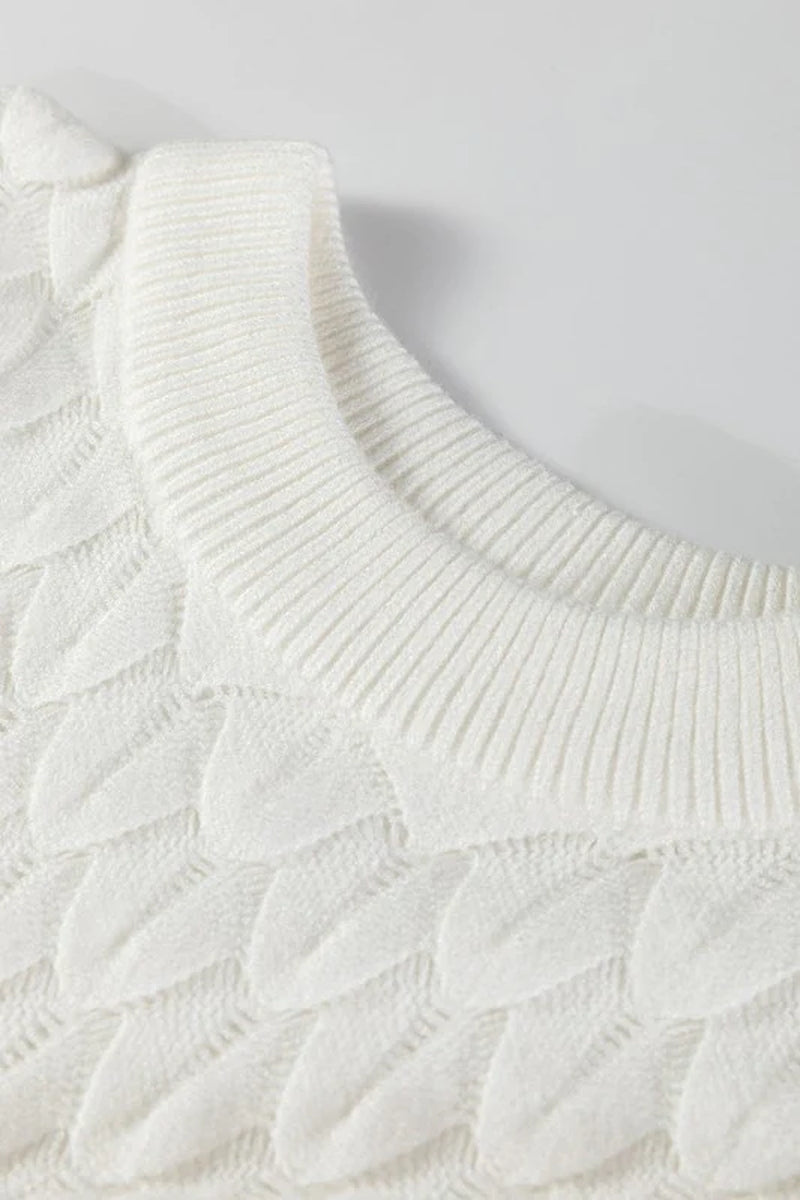 Fish Scale Knit Sweater