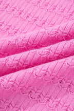 Solid Ribbed Crewneck Sweater