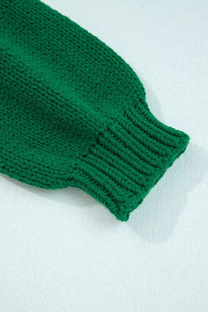 Plaid Bow Holiday Sweater