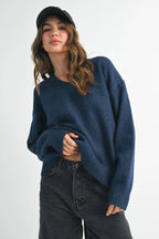 Oversized V-Neck Sweater