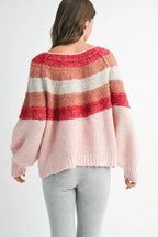 Striped Chunky Knit Sweater