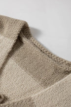 Bow-Tie Colorblock Cardigan