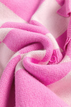 Checker Half-Button Sweater