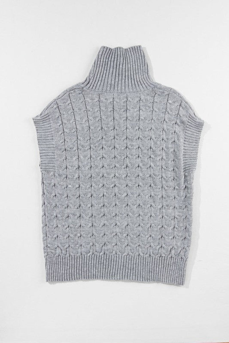 Cable Knit Turtleneck Sweater